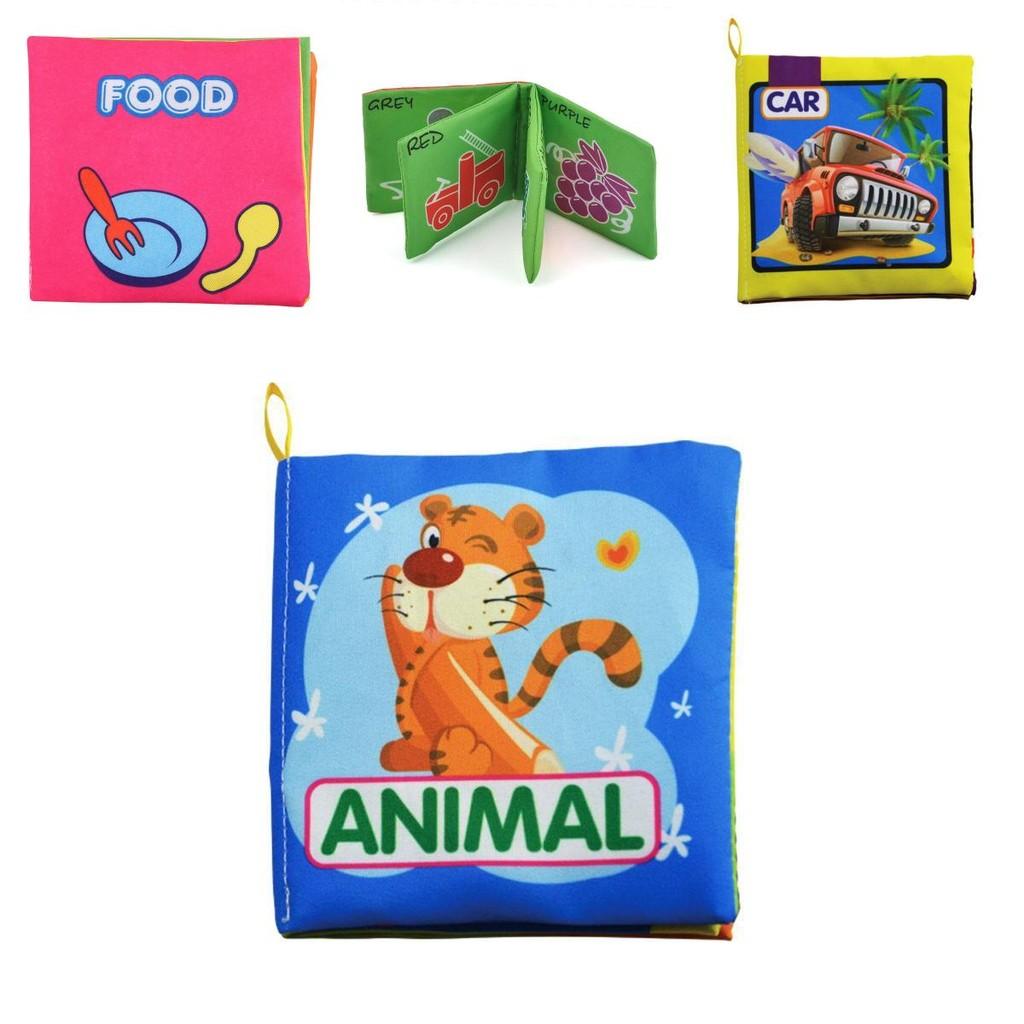 Vibrant Intelligence Development Cloth Bed Cognize Book Educational Toy For Babies