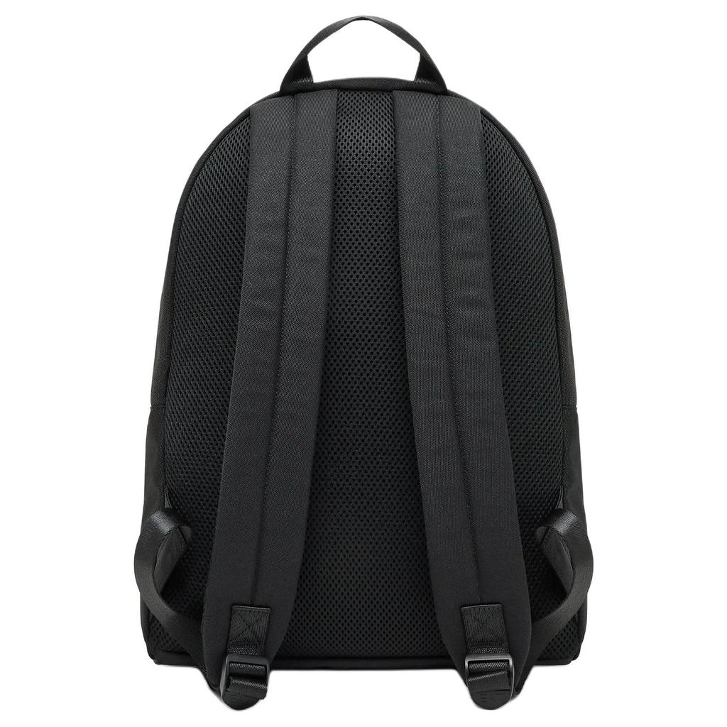 Emporio Armani Large Capacity Logo Print Polyester Backpack Unisex Backpack Black 7X000390AF19722UC001