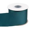 [Tekdeere]Width 75mm Solid Teal Grosgrain Ribbon, Perfect for Gift Wrapping, Sewing, Hair Accessories, Wedding Decorations - 22 Meters/roll
