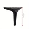 4pcs Furniture Leg Metal Home DIY Heavy Duty Replacement Feet for Bookshelf Sofa Cabinet Chair Couch Coffee Table Desk Bench Nightstand Etc