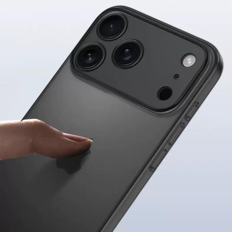 Luxury Ultra Thin Matte Translucent Hard PC Phone Case For iPhone 17 Air 16 15 14 Plus 13 Pro Max Ai Key Shockproof Bumper Cover