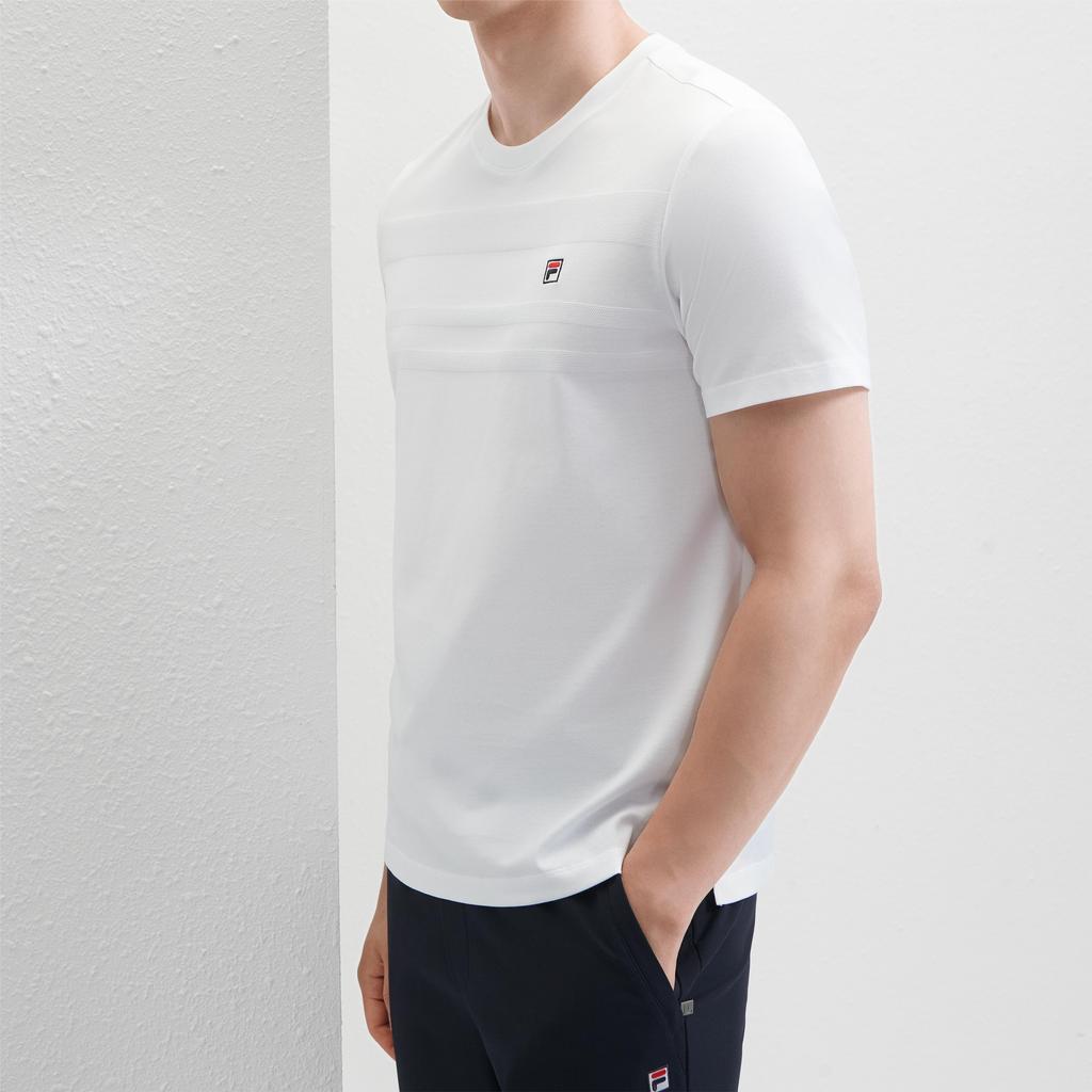 New FILA T Shirt Men's Standard White F11M421116FWT