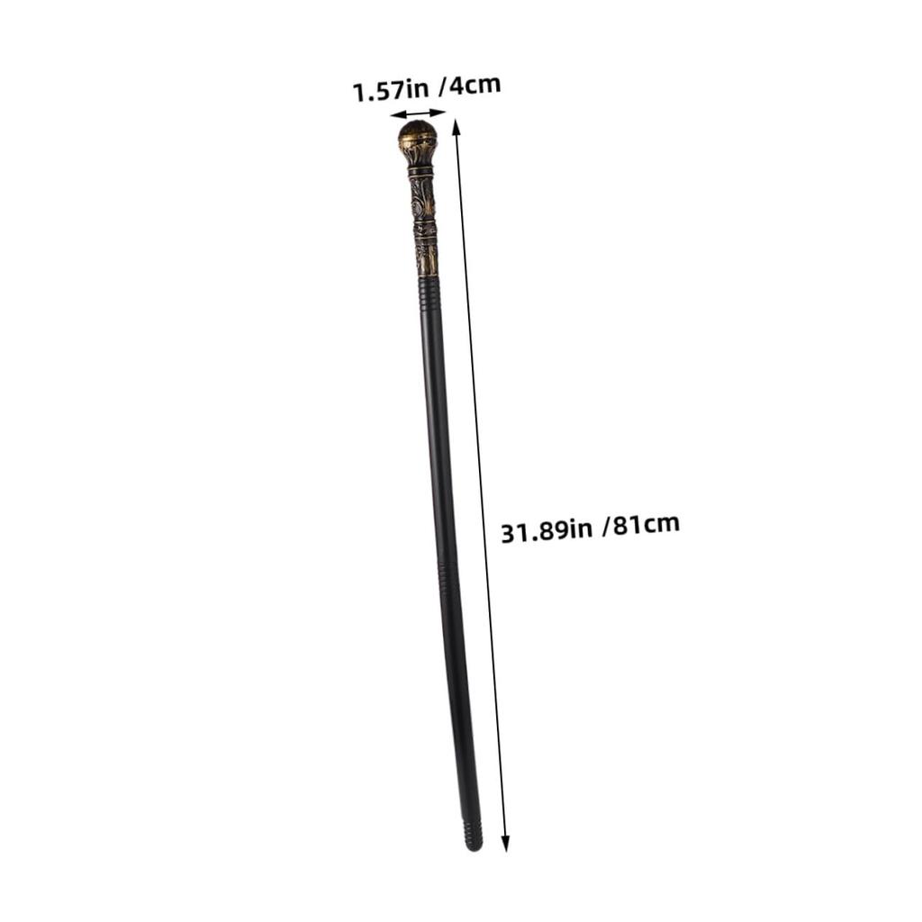 FOMIYES 1 Peça Cetro de Faraó Bengala, Cetro Varinha de 3 Seções, Fantasia de Halloween, Dourado, Bengala de Fantasia de Circo Feminina com Cabo de Plástico