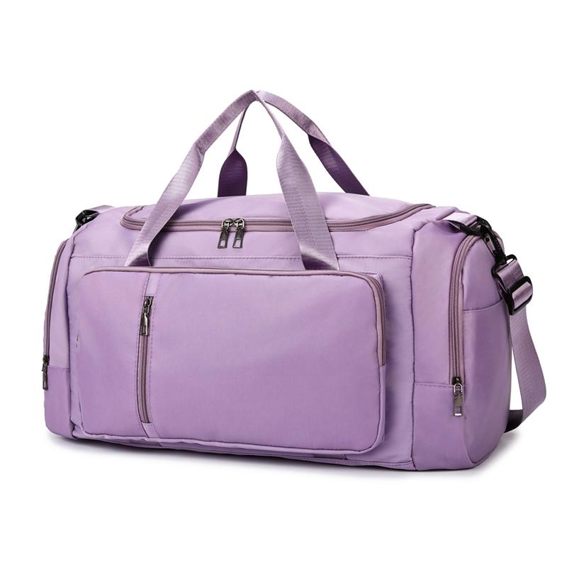 

Unisex Large Capacity Travel Bag - Multi-Functional Sports & Gym Duffel with Separate Shoe Compartment фиолетовый