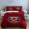 Set Biancheria da Letto West Ham United Set Copripiumino Copripiumino Federe (1 * Copripiumino 2 * Federe, senza piumino)