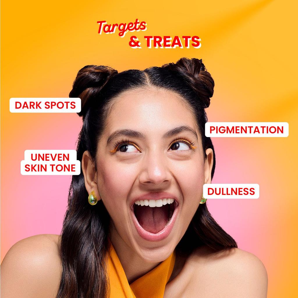 DOT & KEY 10% Vitamin C + E Serum mit 5% Niacinamid, für strahlende Haut, reduziert dunkle Flecken & Hyperpigmentierung, angereichert mit Blutorange & Kürbis, Teer