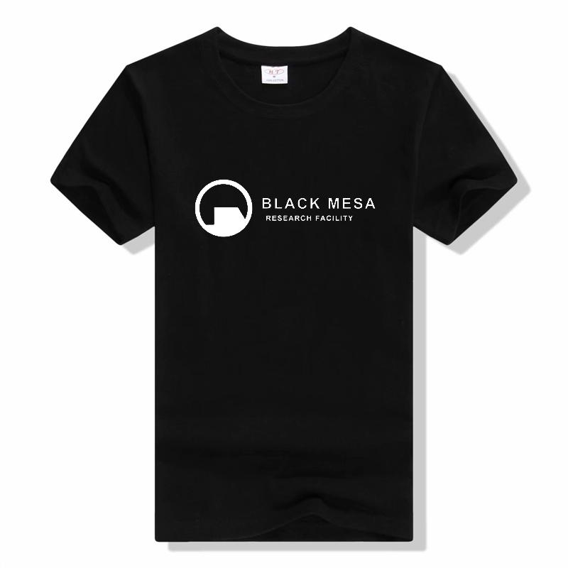 Half Life Oyun Black Mesa Araştırma Tesisi Unisex T Shirt yaz pamuk spor Unisex T Shirt Kısa kollu üstleri Unisex T Shirt