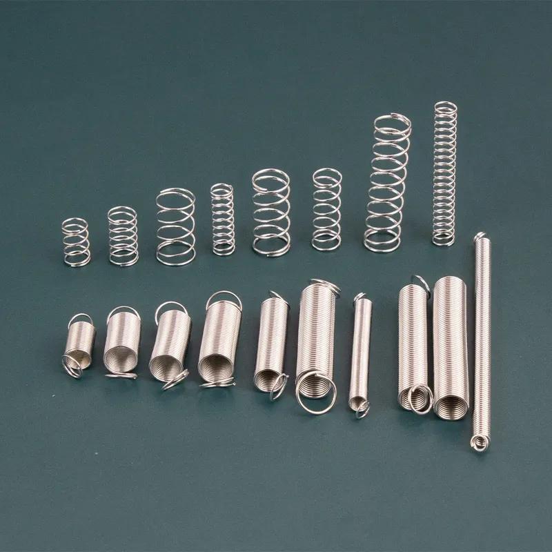 For Home Repairs 200Pcs/set Spring Assortment Kit 20 Sizes Galvanized Steel Compression Springs Mechanical Extension Springs Set