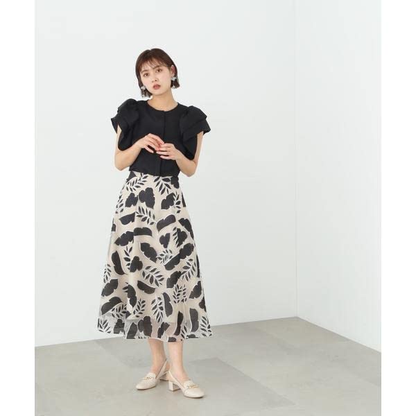 Jill by Jill Stuart Sea Flower Opal Flare Skirt
