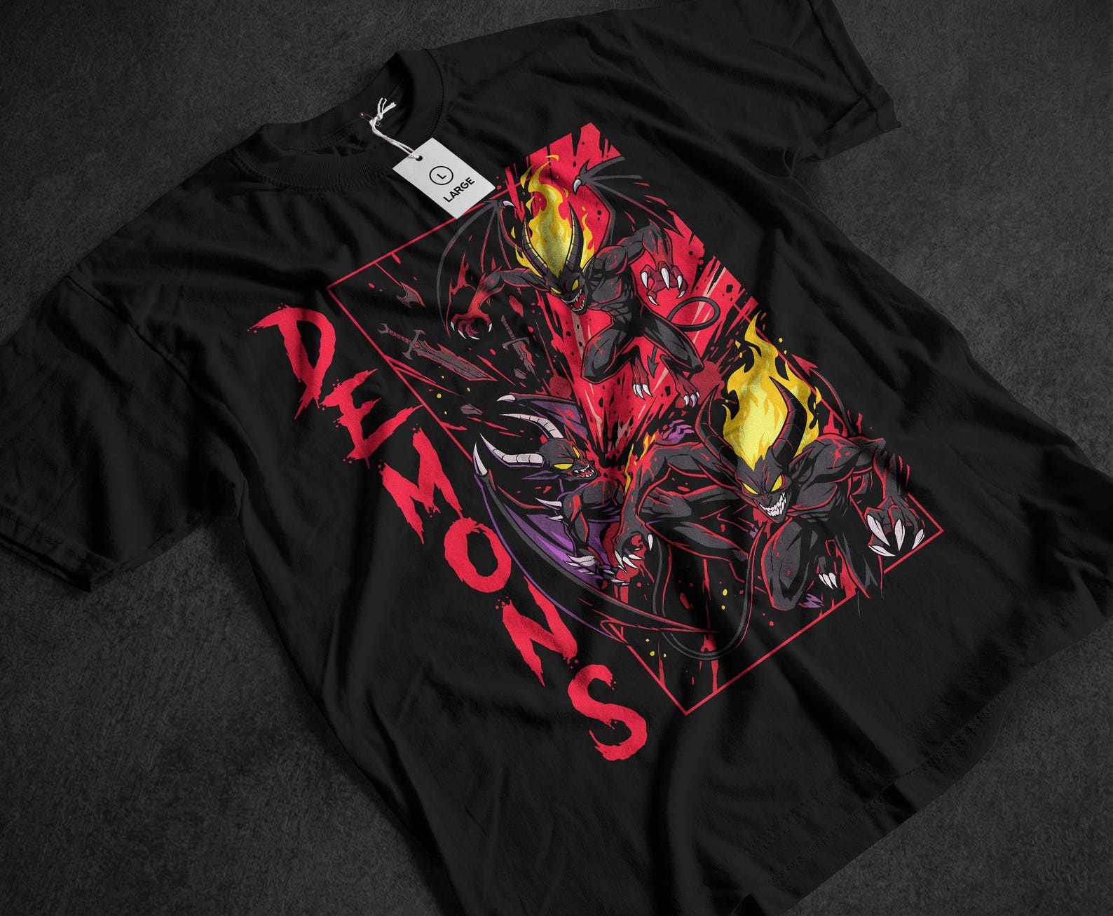 Unisex Dark Manga Tshirt, Devilman Crybaby Tee, Creepy Graphic, Akira Fudo, Miki Makimura, Ryo Asuka, Otaku Present For Teen, Anime 120