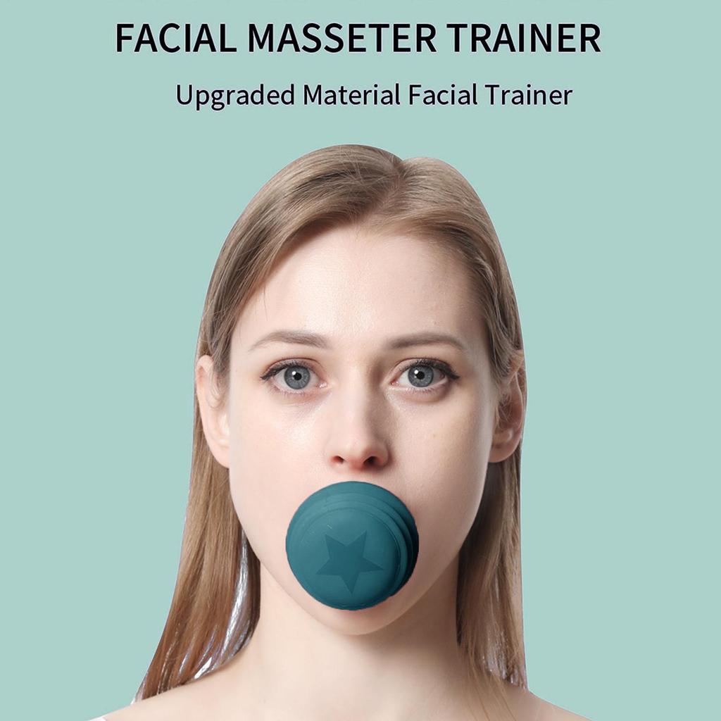 Portable Silicone Facial Muscle Trainer Facial Exerciser V-face And Neck Exercising Men Women Face Slimmer Lifting Jaw Trainer