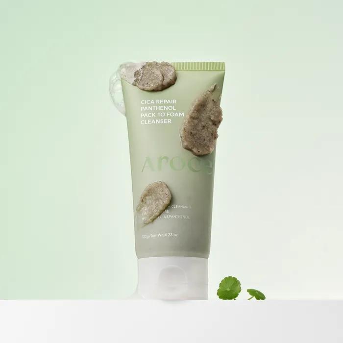 [Whole Centella Asiatica + Mung Bean] Cica Repair Panthenol Pack-to-Foam Cleanser