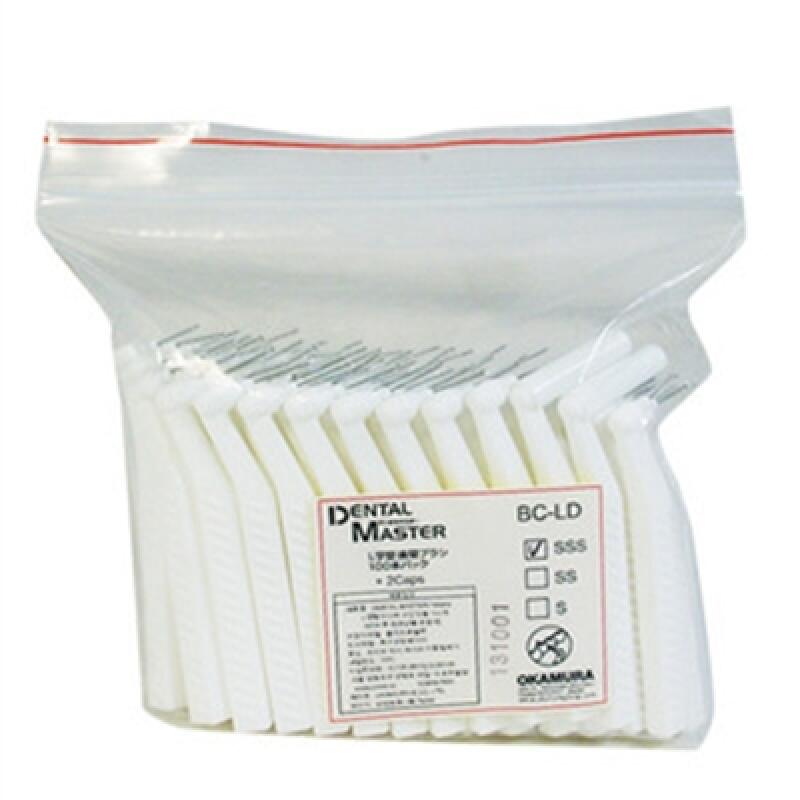 L-shaped interdental brush, 100p bag No. 3 (s 1.0mm)