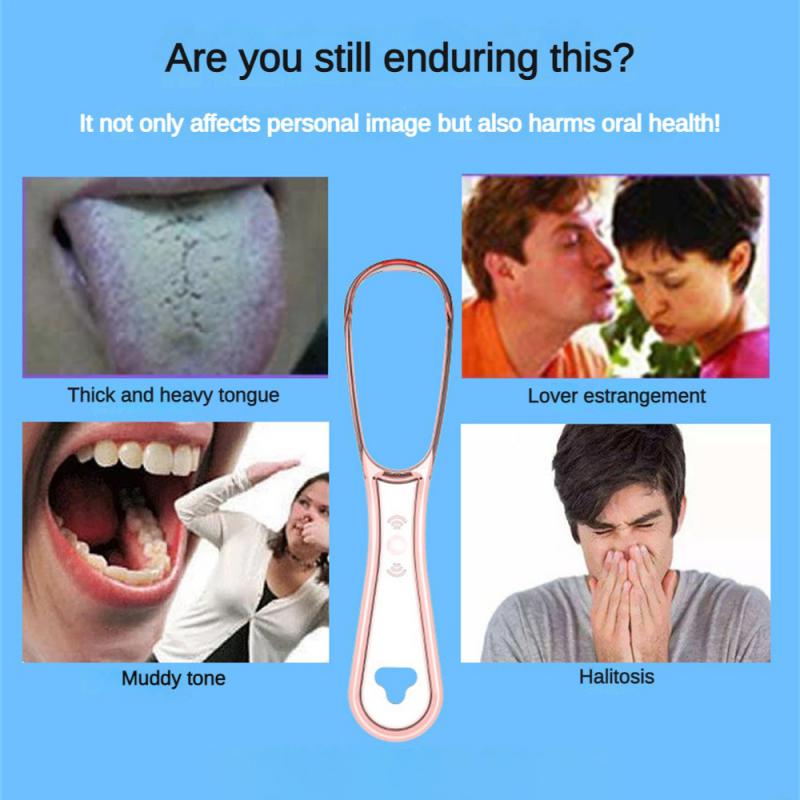Adult Tongue Scraper Tongue Cleaner Remove Halitosis Tongue Coating Oral Care Tongue Scraping Brush Oral Care Tool