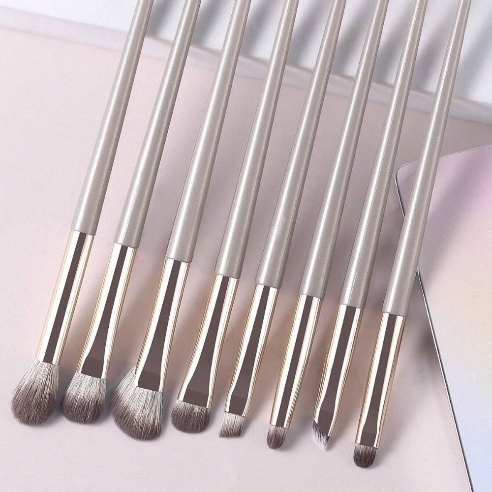 Gold Makeup Brushes Set Angled Triangle Eye Makeup Brush New Cosmetics Brushes Tools Kits Women