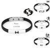 Pulseiras Atemporais Constelação Aço Inoxidável Silicone Para Homens E Mulheres