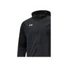 Under Armour SS22 Casual Sports Solid Color Breathable Hooded Knitted Jacket Men Jacket Black 22500404-001