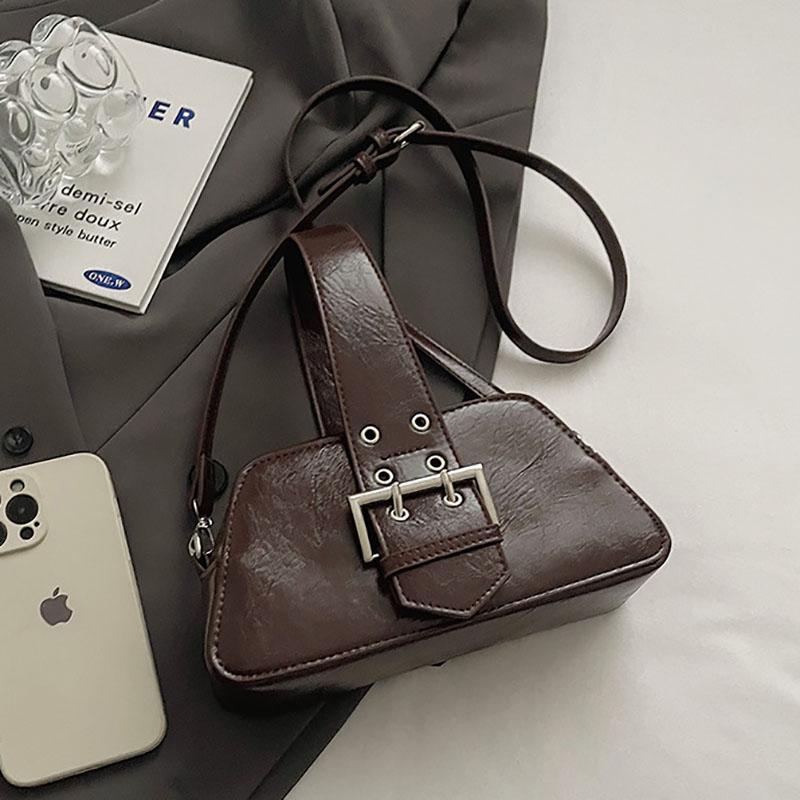 Módní ruční malá čtvercová taška pro ženy Nové korejské jednoduché PU kožené tašky přes rameno pro ženy dojíždějící crossbody peněženky