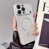 Advanced new lychee pattern magnetic attraction is suitable for iPhone17promax mobile phone case Apple 15 seconds to increase the window