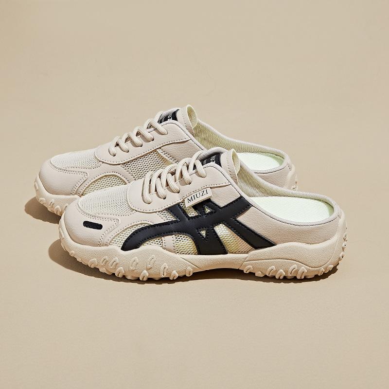 

ins new half-tray dad shoes women s summer student casual shoes mesh height increase breathable RD 40