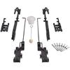 Sunroof Track Assembly Repair Kit for Ford F150 F250 F350 F450 Expedition Lincoln Navigator Mark LT 2000-2016 | Best Sun Roof Replacement Track Parts