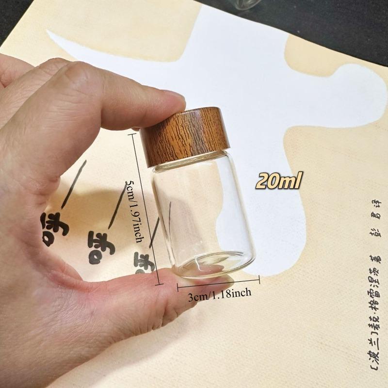 Mini Glasversiegelungsglas Lebensmittelqualität Kaffeepulver Goldbohnen Aufbewahrungsflasche Tragbares Glas