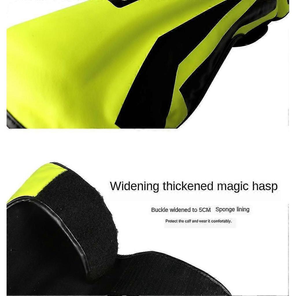 Pu Leather Boxing Shin Guards Ankle Protector - MMA Muay Thai Training Leg Warmers