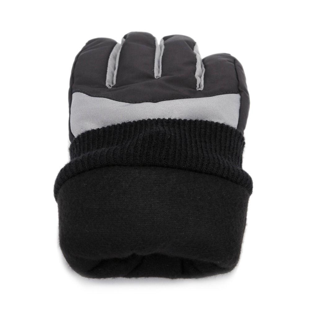 Non-slip Windproof Long-sleeved Mittens Children Ski Gloves Thick Warm Sports Riding Gloves