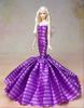 Mermaid Dress For Barbie Doll Clothes Formal Fishtail Wedding Dress Party Gown For Barbie Doll Clothes Handmade Dresses Toy