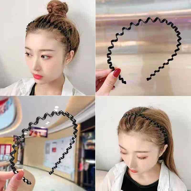 Trendy Men's and Women's Pompadour Sports Headband for Face Washing