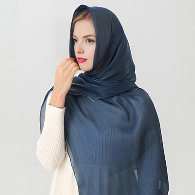 180x70cm Damska Chusta Szal Jednokolorowy Jedwabisty Turban Ochrona UV Wszechstronny Szalik Praca Codzienne Noszenie