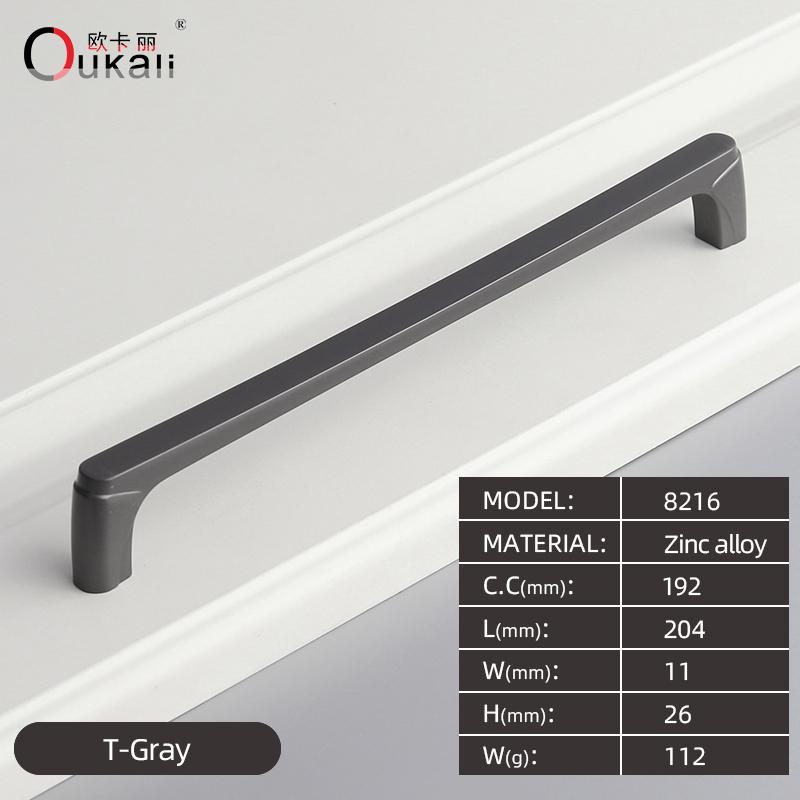 Oukali 96mm Zinc Alloy Push Pull Handles New Release Cabinet Drawer Kitchen Hardware Wardrobe Bedroom Bathroom Living Room