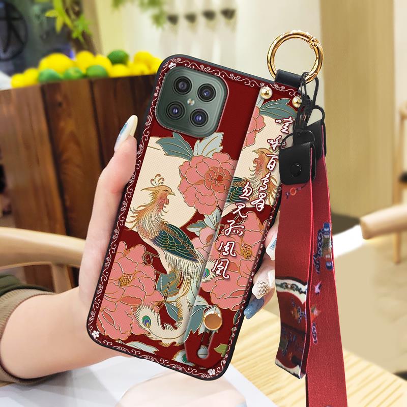 Fashion Shockproof Phone Case For Cubot C30 Soft case Back Cover Durable Silicone Chinese style Ring For Mom Protective