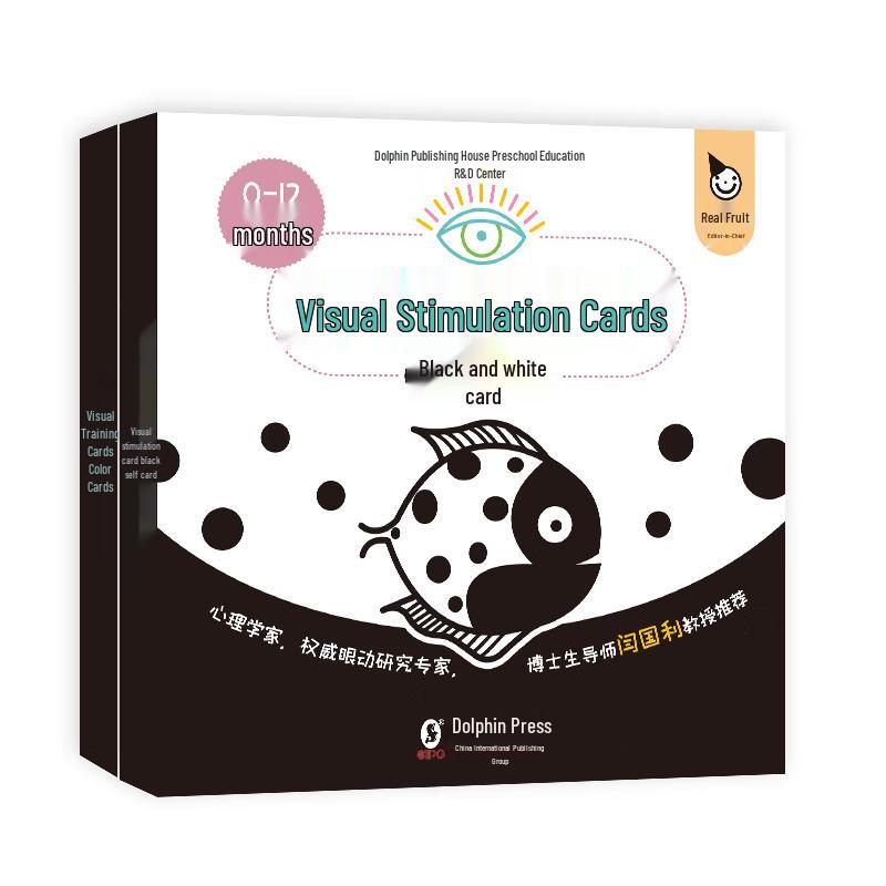 Zhenguoguo Early Learning Visual Stimulation Cards (Black & White + Color Set)