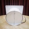 Square Wall-Mount Axial Fan for Strong Kitchen & Bathroom Ventilation