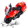 Plastic Inertial Motorcycle Toy White Black Red Green Vehicle Toys  Children Boy Gift