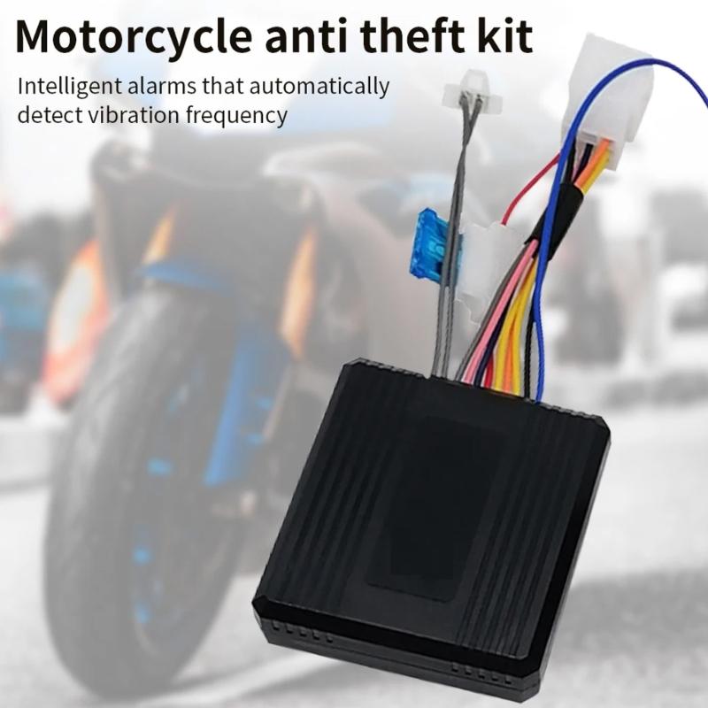 Remote Engine Start Arming Disarming Motorcycle Anti-Theft Alarm System Waterproof Universal Motorbike Security System