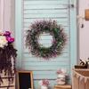 Artificial Front Door Wreath 4 Season Eucalyptuses Flowers Wreath for Wedding