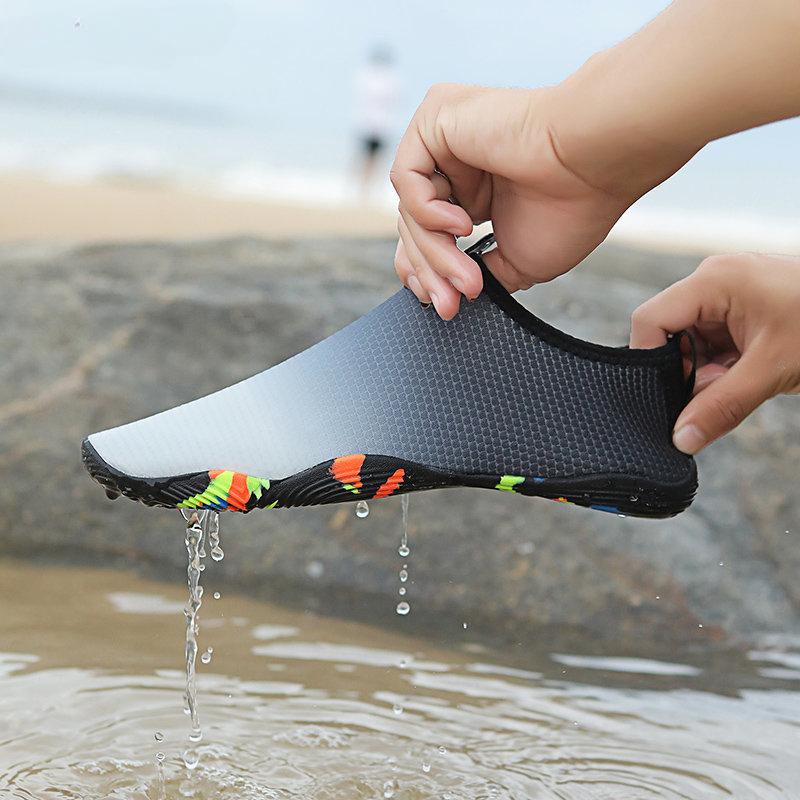 Quick Dry Men Women Non Slip Upstream Surfing Shoes Breathable Comfortable Soft Beach Wading Shoes Barefoot Lightweight Aqua