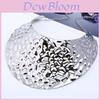 Fashionable Colorful Embossed Metal Disc Design Women Necklace For Punk Fashion And Vintage Style