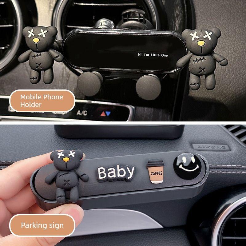 Cute Car Phone Holder for Navigation, Dedicated Car Mount, Female Air Vent Phone Holder