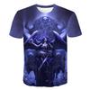 Fashionable Trendy Style Angel Pattern 3D Digital Printed Short Sleeved T-shirt for Men Women Shirt