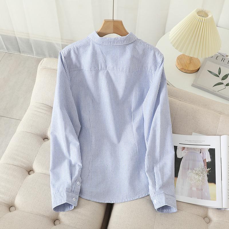 Spring and Autumn Women's Casual Loose Lapel Long-sleeved Business Shirt