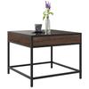 Infinity LED Coffee Table in Brown Oak Effect 50x50x41 cm
