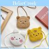 2021 New Sheepskin Children's Coin Purse Cute Girls' Shoulder Bag Trendy Single-shoulder Bag