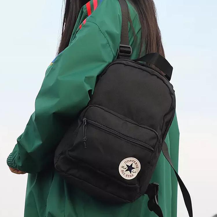 Converse Polyester Travel Bag Backpack Unisex Black (Unisex) Backpacks 10020538 A01