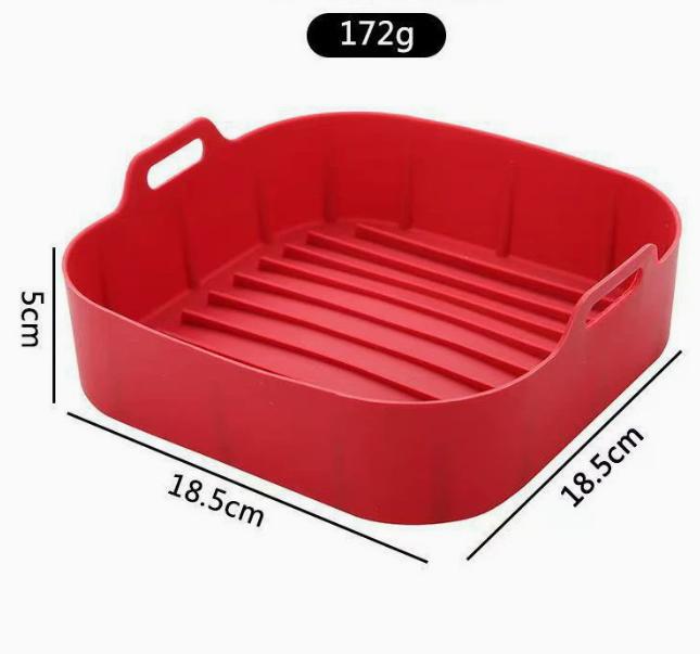 1pcs Reusable Air Fryer Oven Baking Tray Silicone Bakery Mat for Home Baking Tools