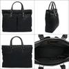 STEFANOMANO Time Limonta Nylon and Genuine Luxury Large Made In Italian Leather Business Commuter Shoulder Office [Limited Offer] 2-Way Briefcase,