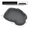 Reptile Water Bowl: Rock Design for Lizards, Chameleons, Snakes, Geckos, Frogs, and Turtles