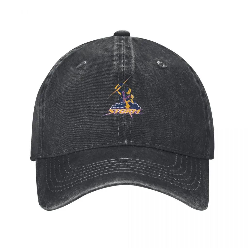 Melbourne Storm Baseballkappe Wintermützen für Herren Anime-Mütze Modische Strand-Sonnenkappe Sonnenhüte für Damen Herren